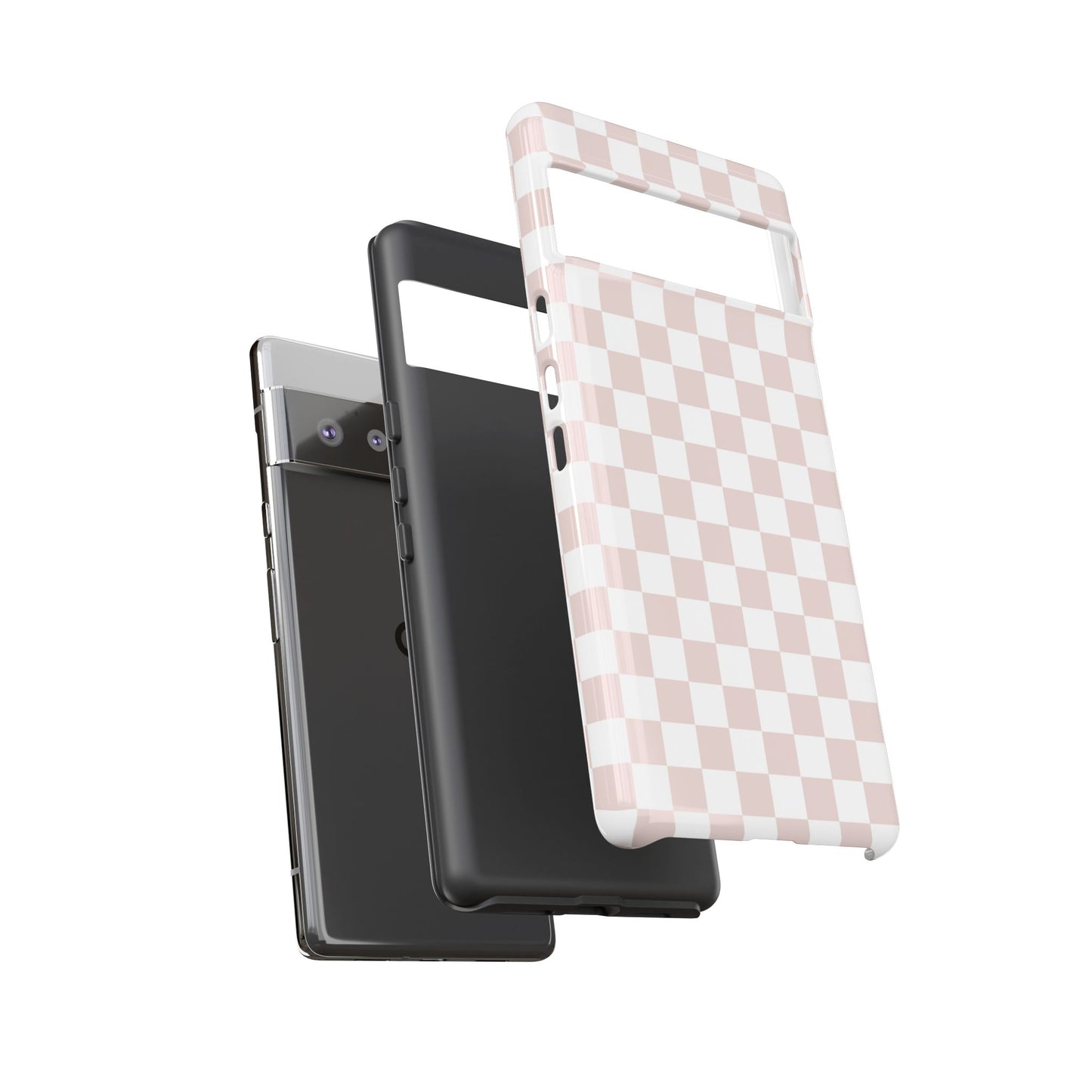 Nude Checkerboard Airi Case | Tough Phone Case