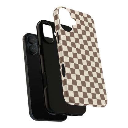 Chocolate Checkerboard Airi Case | Tough Phone Case