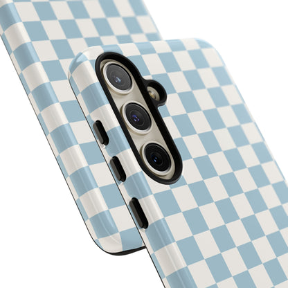 Blue Checkerboard Airi Case | Tough Phone Case