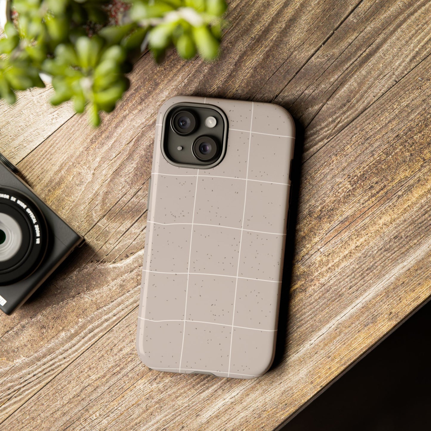 Sand Check Speckle Airi Case | Tough Phone Case