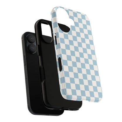 Blue Checkerboard Airi Case | Tough Phone Case