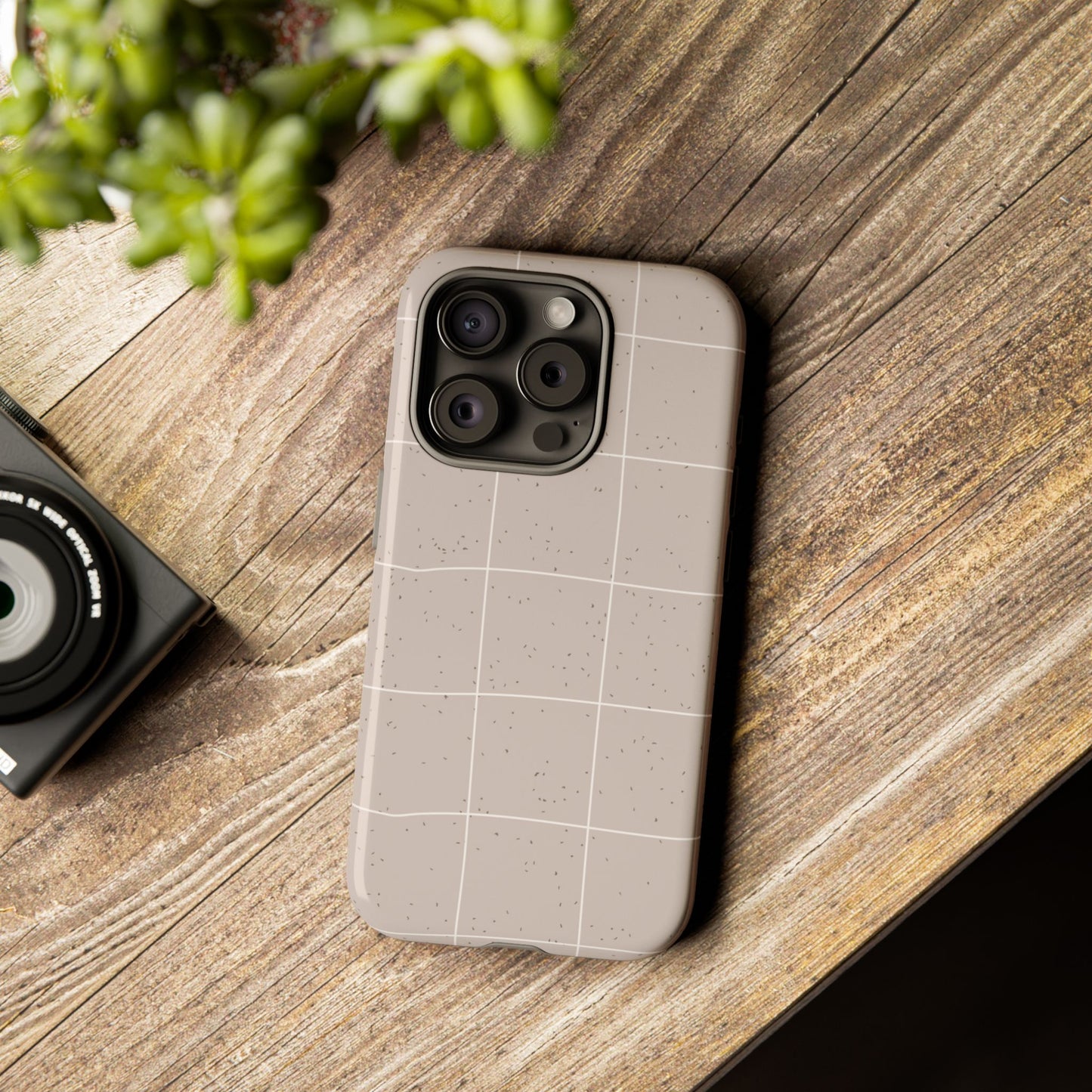 Sand Check Speckle Airi Case | Tough Phone Case