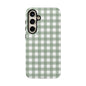Green Gingham Airi Case | Tough Phone Case