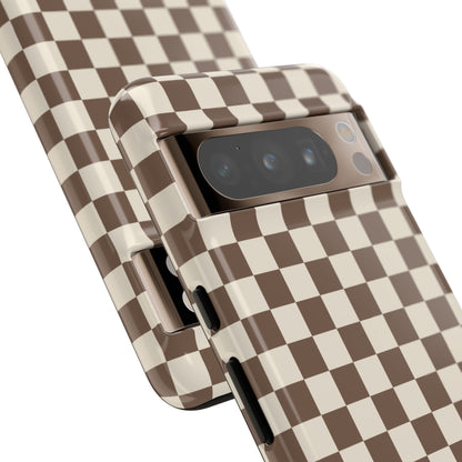 Chocolate Checkerboard Airi Case | Tough Phone Case