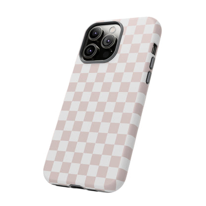 Nude Checkerboard Airi Case | Tough Phone Case