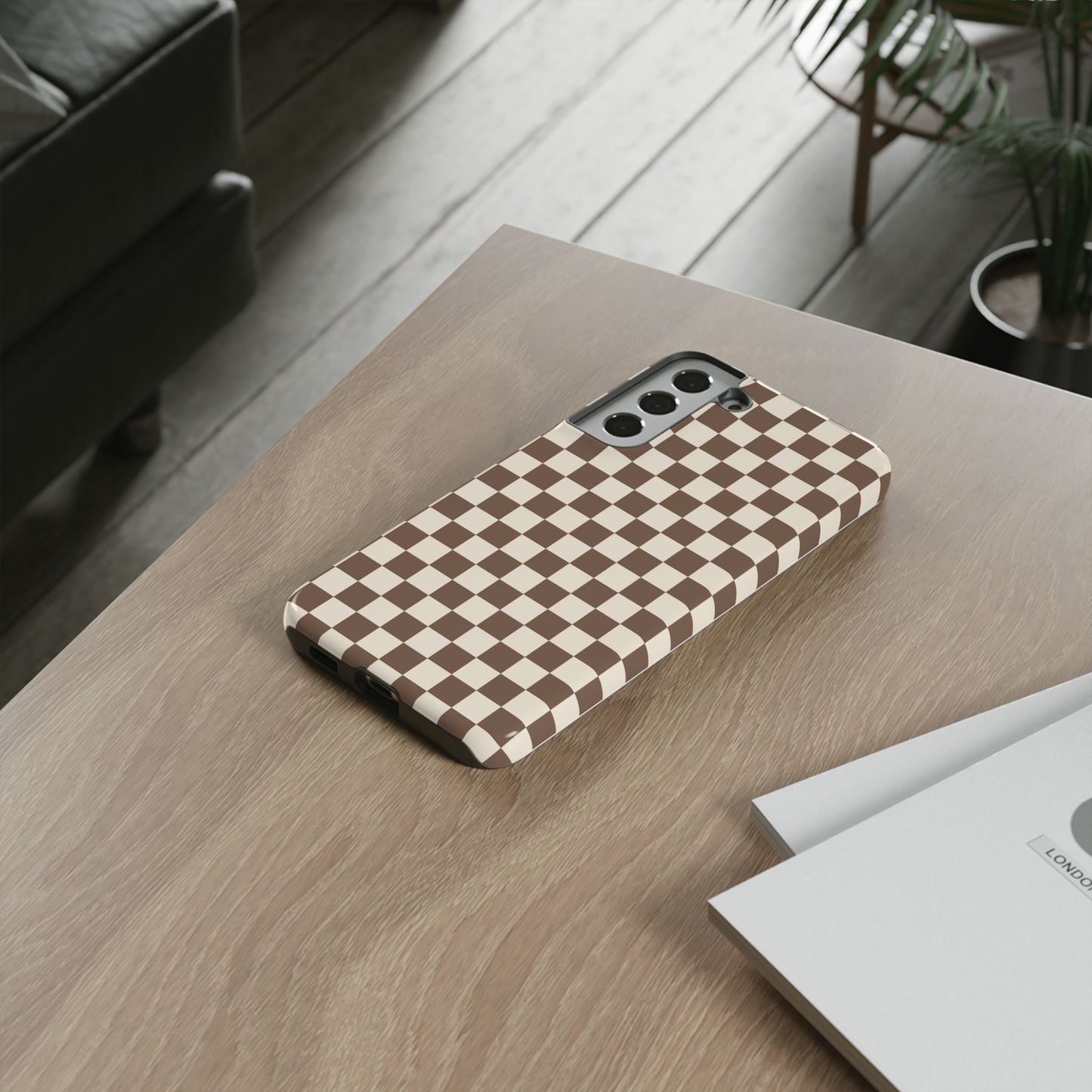 Chocolate Checkerboard Airi Case | Tough Phone Case