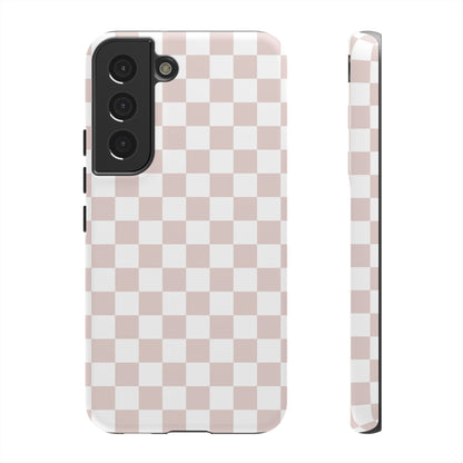 Nude Checkerboard Airi Case | Tough Phone Case