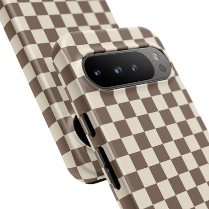 Chocolate Checkerboard Airi Case | Tough Phone Case