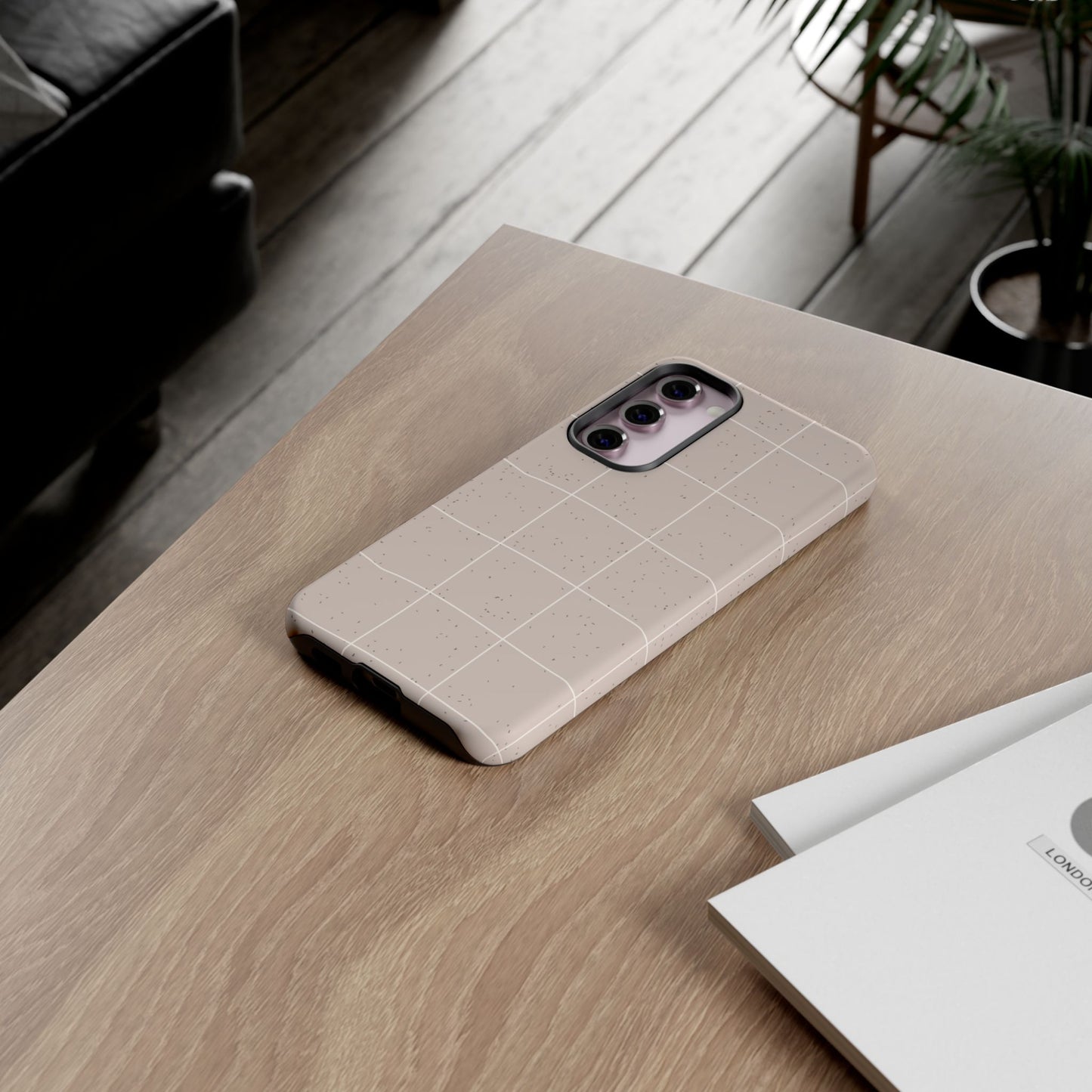Sand Check Speckle Airi Case | Tough Phone Case