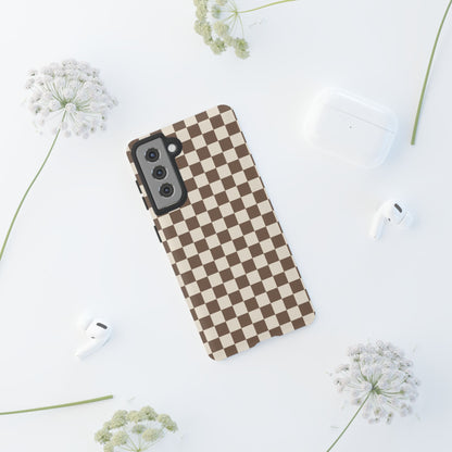 Chocolate Checkerboard Airi Case | Tough Phone Case