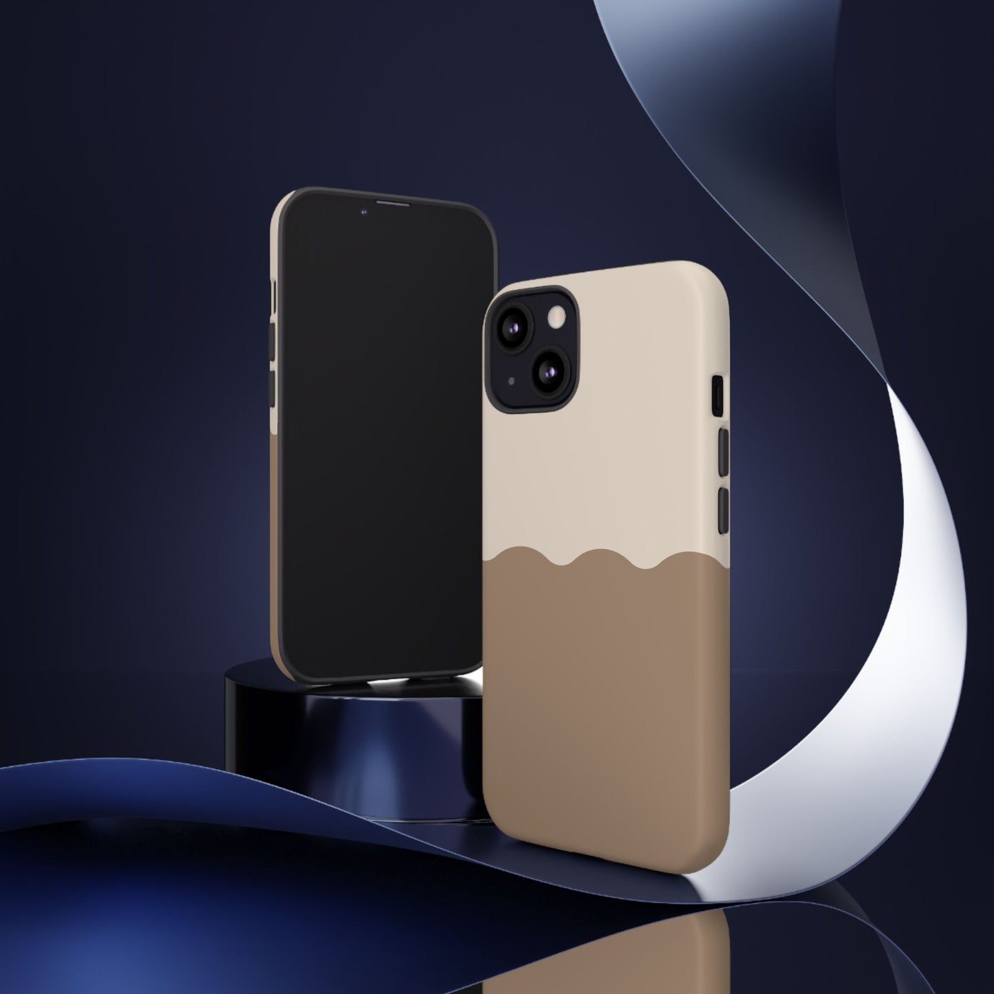 Chocolate Wave Airi Case | Tough Phone Case | Neutral Phone Case