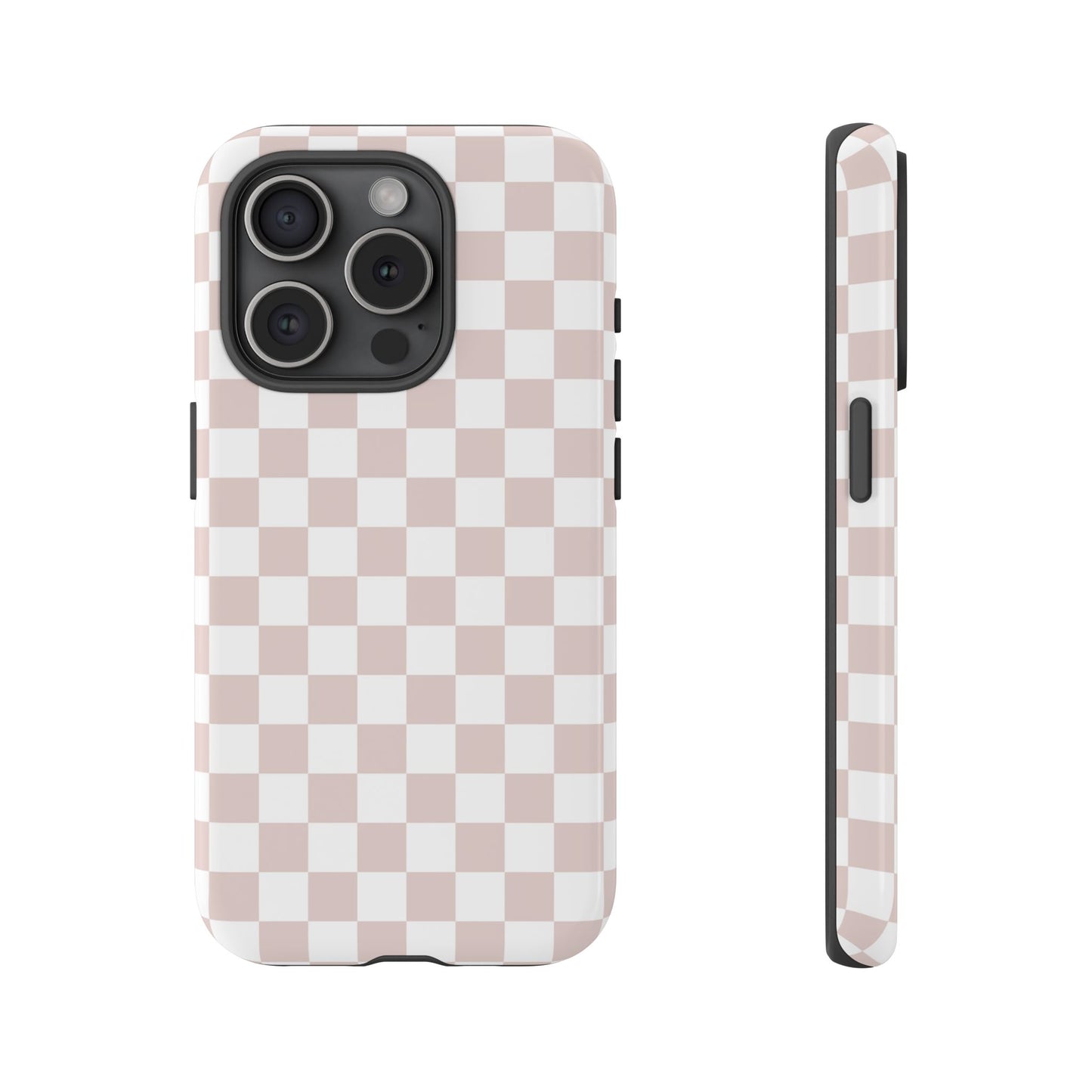 Nude Checkerboard Airi Case | Tough Phone Case