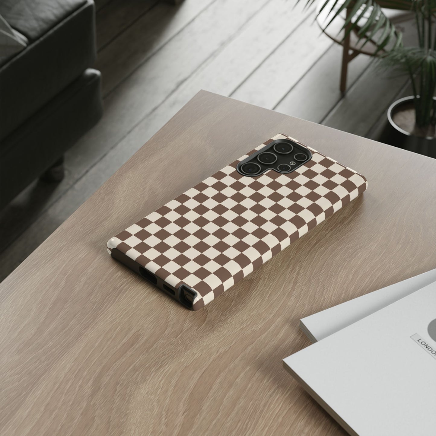 Chocolate Checkerboard Airi Case | Tough Phone Case
