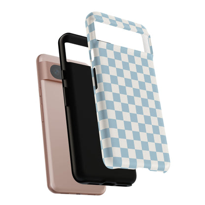 Blue Checkerboard Airi Case | Tough Phone Case