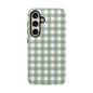 Green Gingham Airi Case | Tough Phone Case