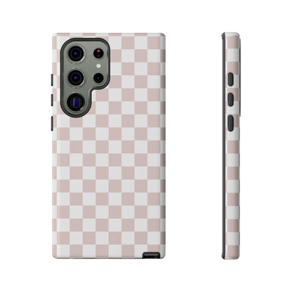 Nude Checkerboard Airi Case | Tough Phone Case