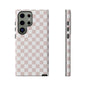Nude Checkerboard Airi Case | Tough Phone Case