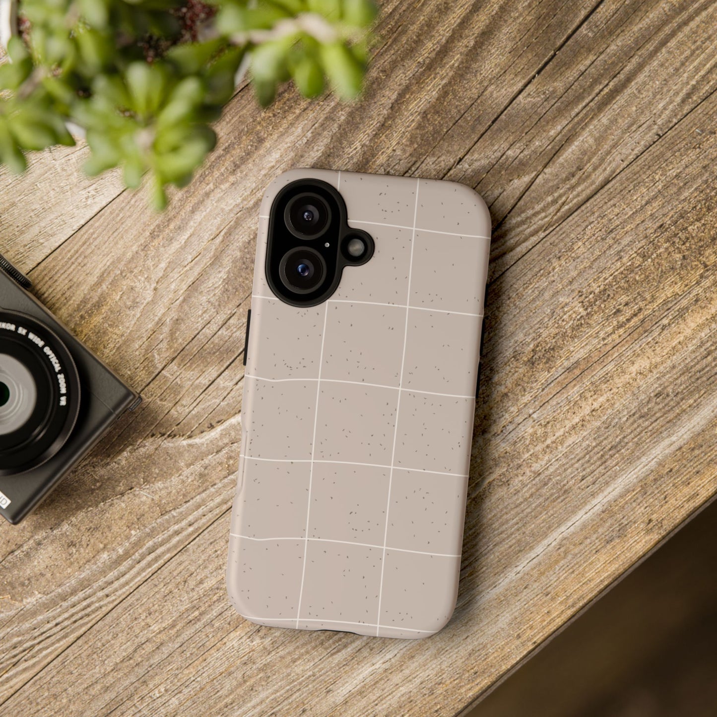 Sand Check Speckle Airi Case | Tough Phone Case