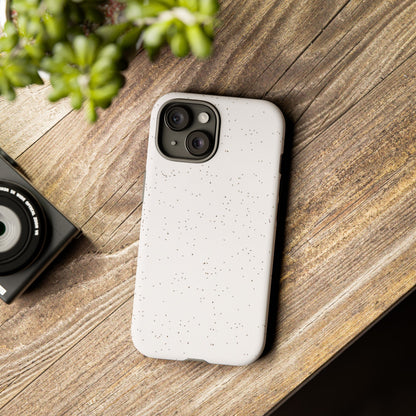 White Speckle Airi Case | Tough Phone Case