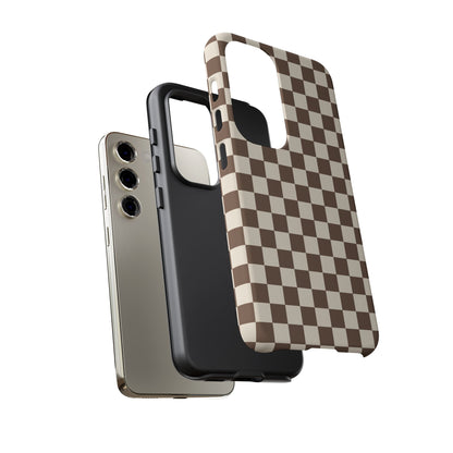 Chocolate Checkerboard Airi Case | Tough Phone Case