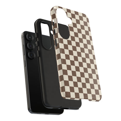 Chocolate Checkerboard Airi Case | Tough Phone Case
