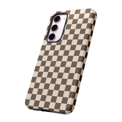 Chocolate Checkerboard Airi Case | Tough Phone Case