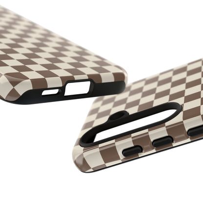 Chocolate Checkerboard Airi Case | Tough Phone Case