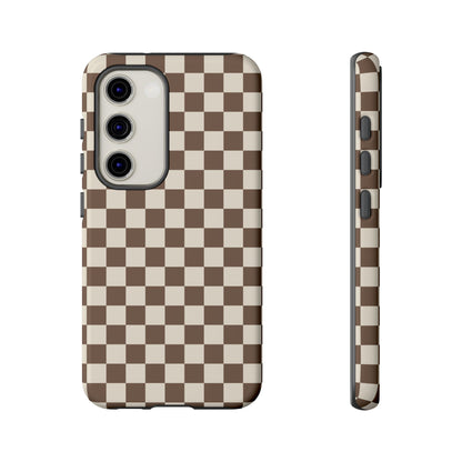 Chocolate Checkerboard Airi Case | Tough Phone Case