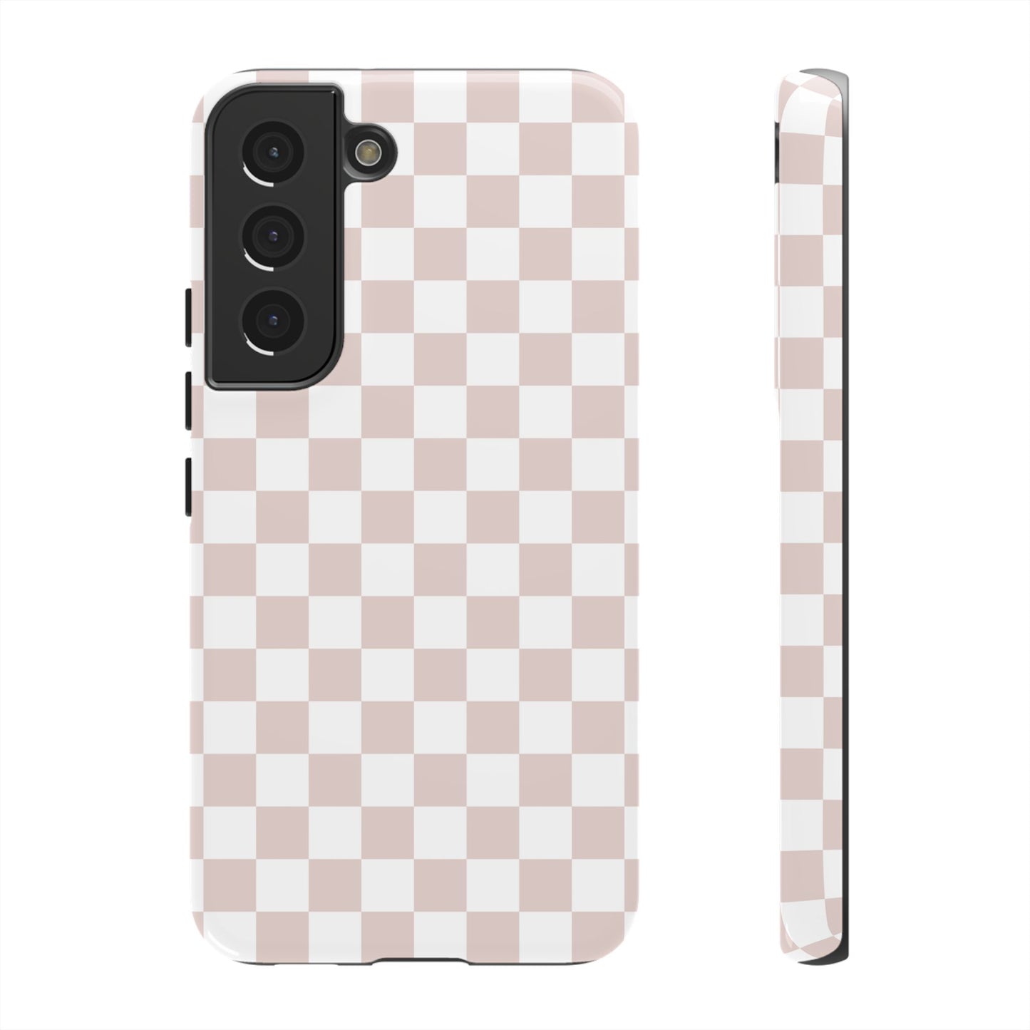 Nude Checkerboard Airi Case | Tough Phone Case