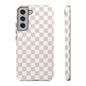 Nude Checkerboard Airi Case | Tough Phone Case