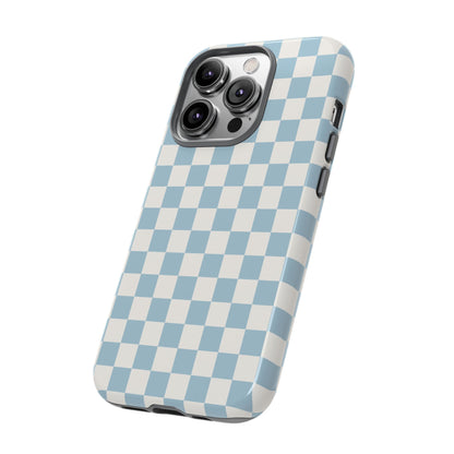Blue Checkerboard Airi Case | Tough Phone Case