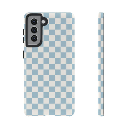 Blue Checkerboard Airi Case | Tough Phone Case