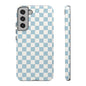 Blue Checkerboard Airi Case | Tough Phone Case