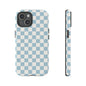 Blue Checkerboard Airi Case | Tough Phone Case