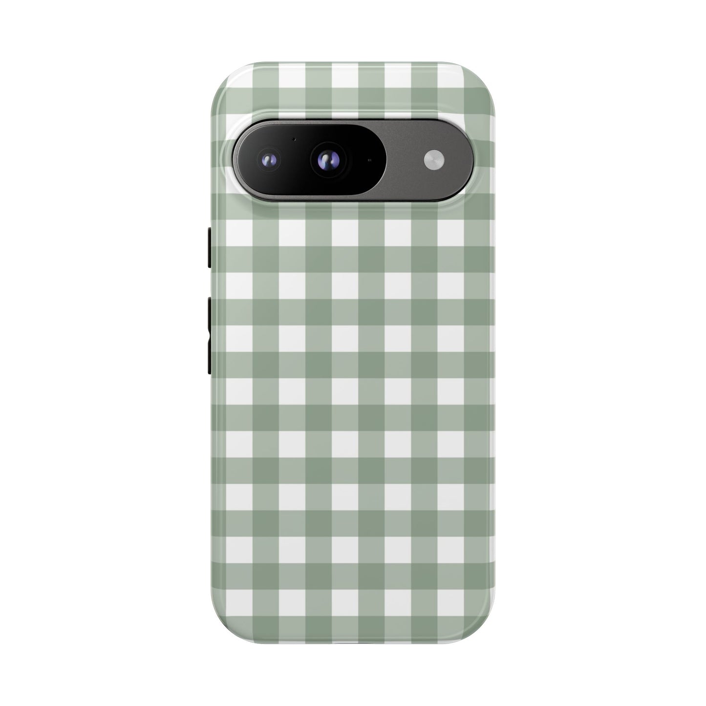 Green Gingham Airi Case | Tough Phone Case