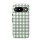 Green Gingham Airi Case | Tough Phone Case