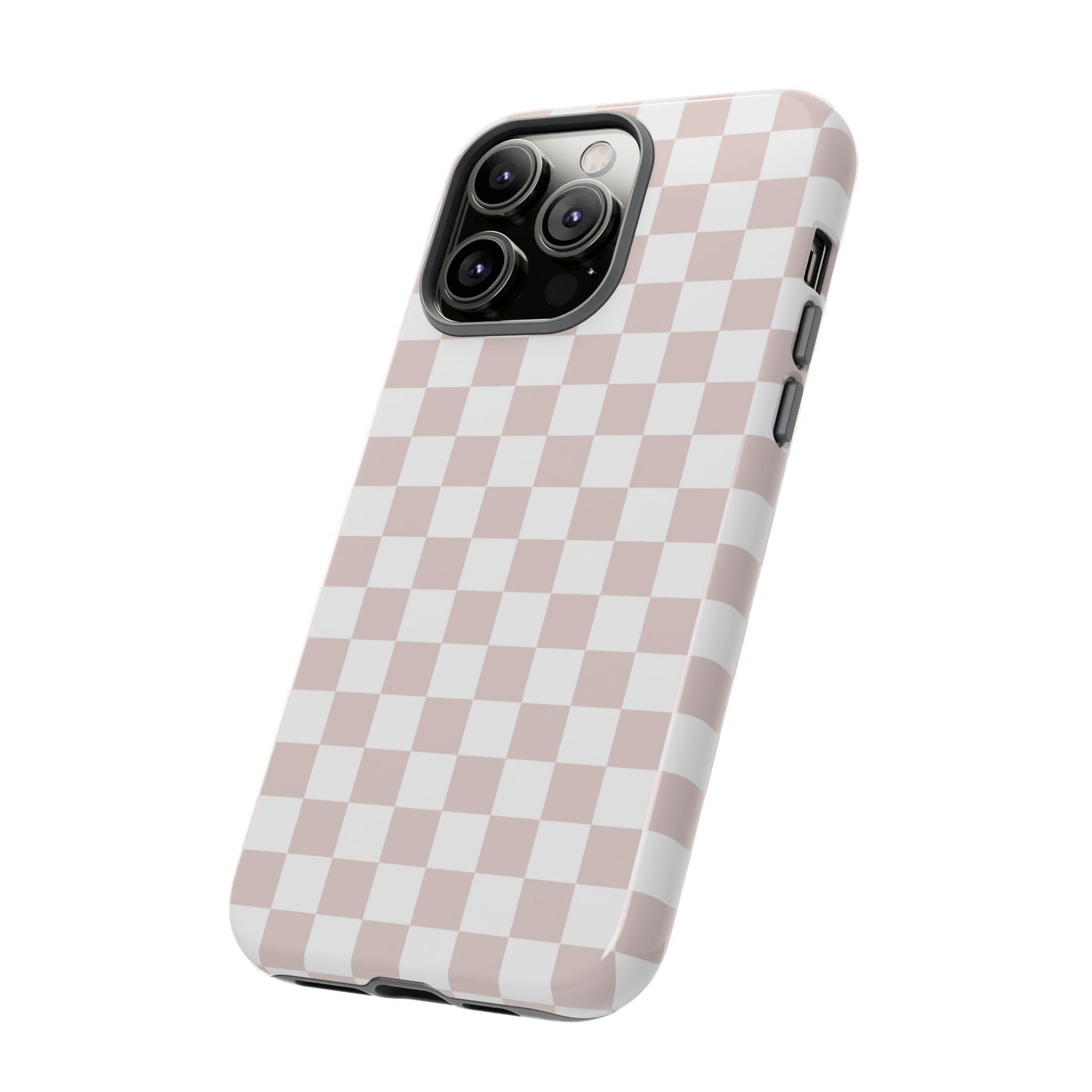Nude Checkerboard Airi Case | Tough Phone Case