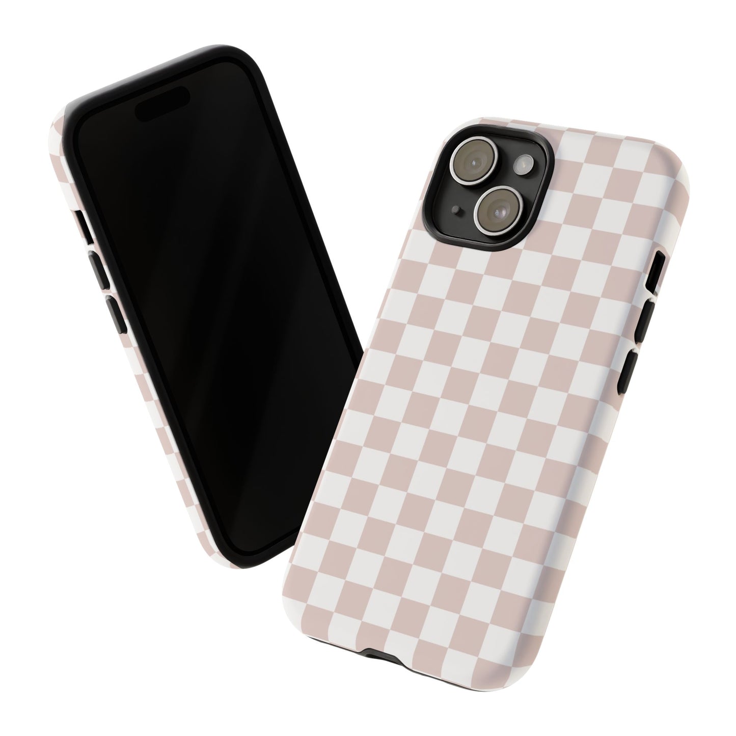 Nude Checkerboard Airi Case | Tough Phone Case