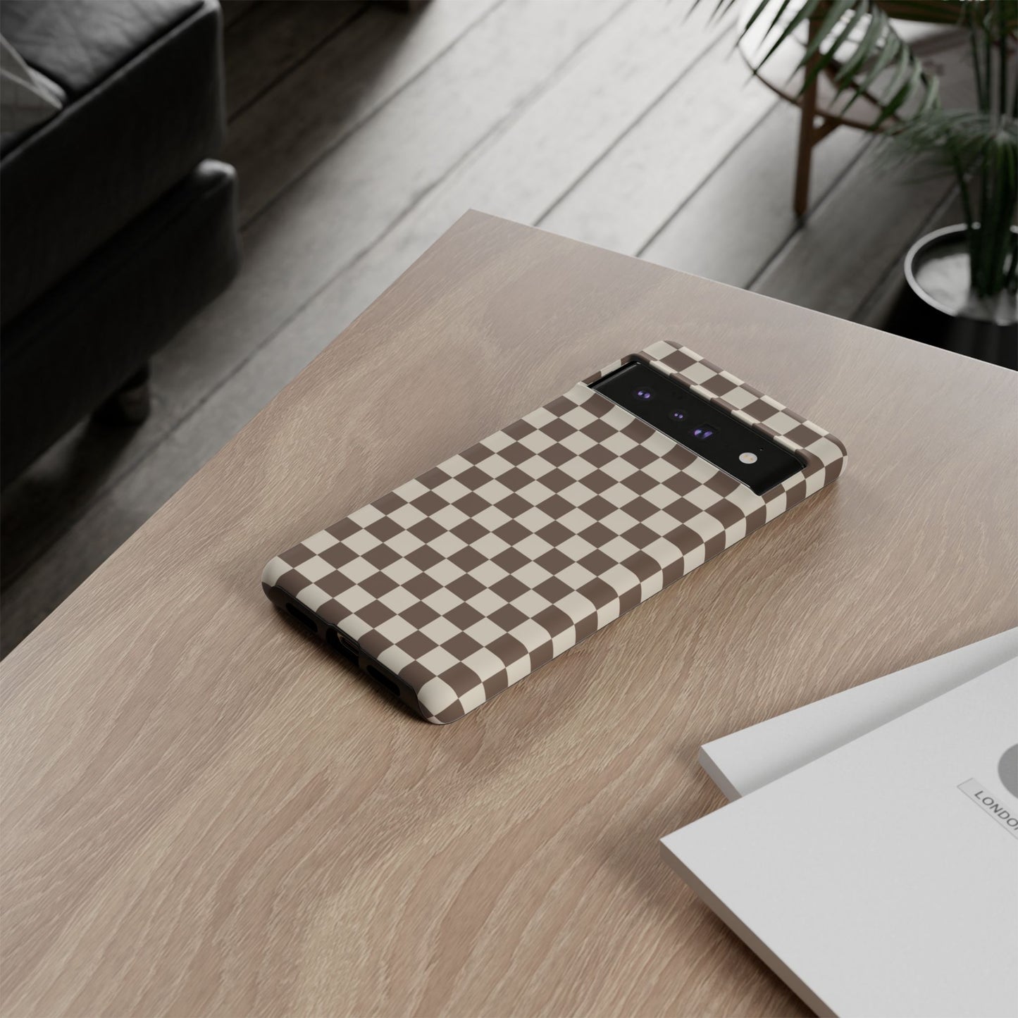 Chocolate Checkerboard Airi Case | Tough Phone Case