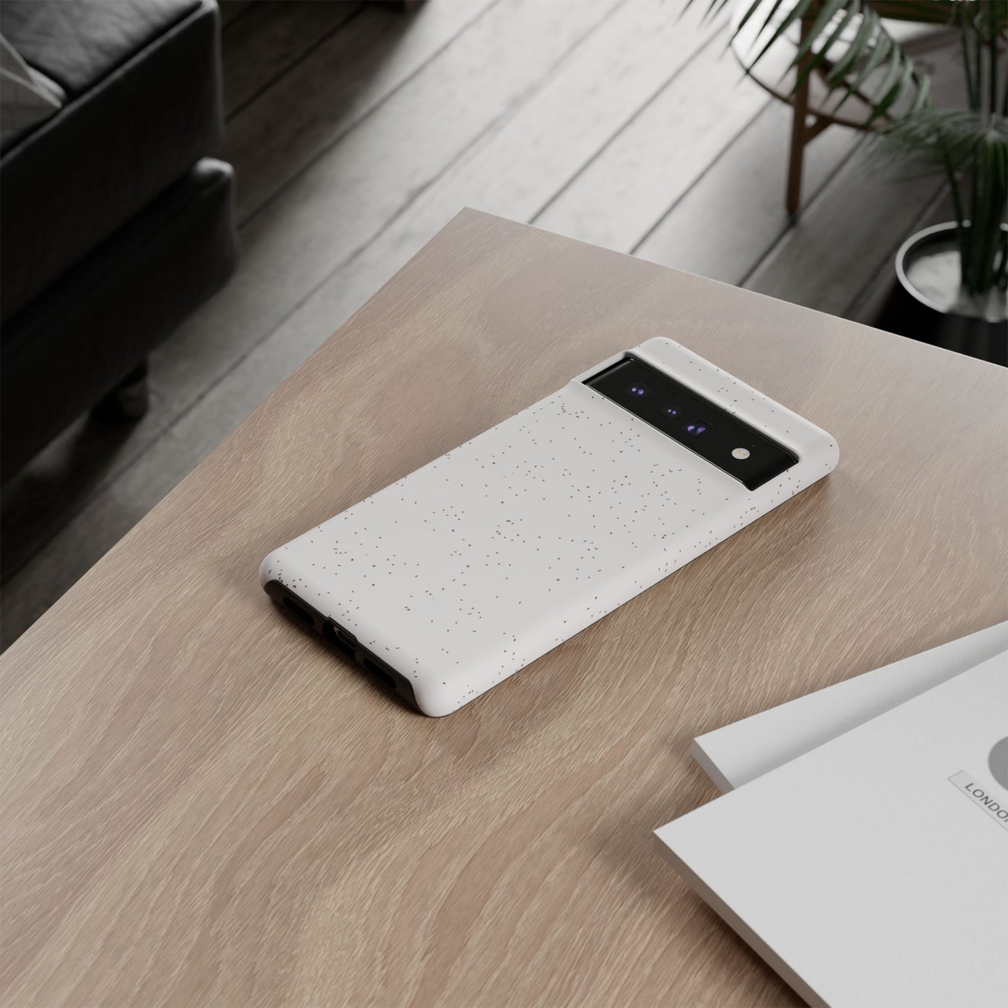 White Speckle Airi Case | Tough Phone Case