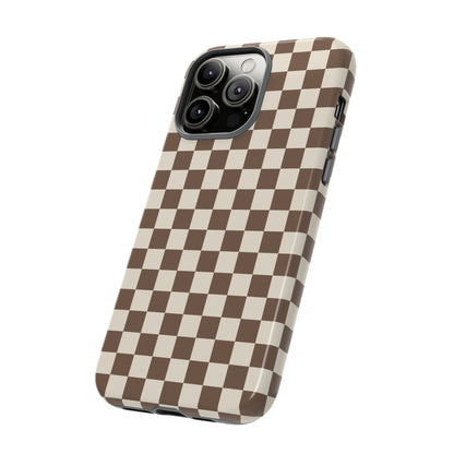 Chocolate Checkerboard Airi Case | Tough Phone Case