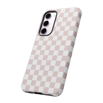 Nude Checkerboard Airi Case | Tough Phone Case
