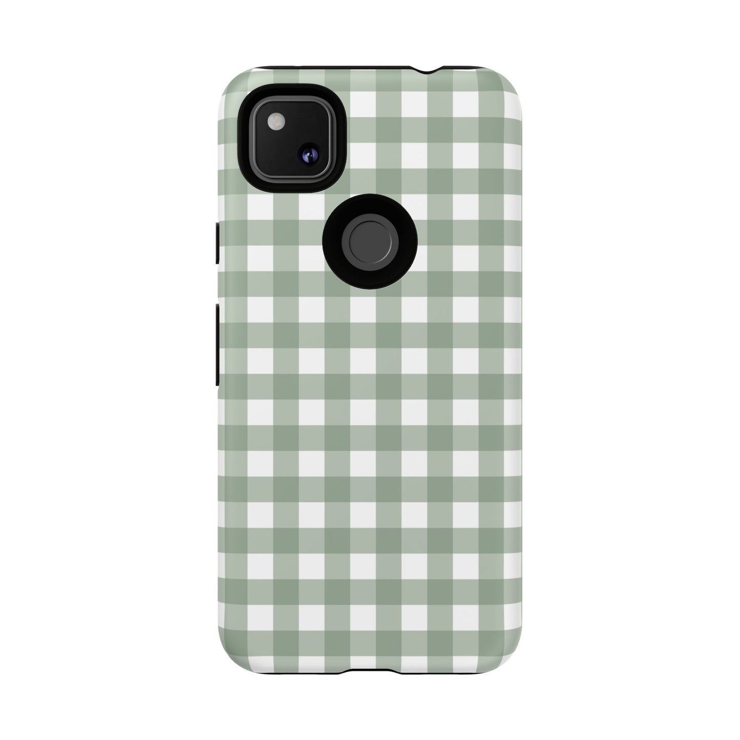 Green Gingham Airi Case | Tough Phone Case