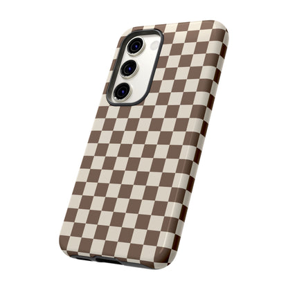 Chocolate Checkerboard Airi Case | Tough Phone Case