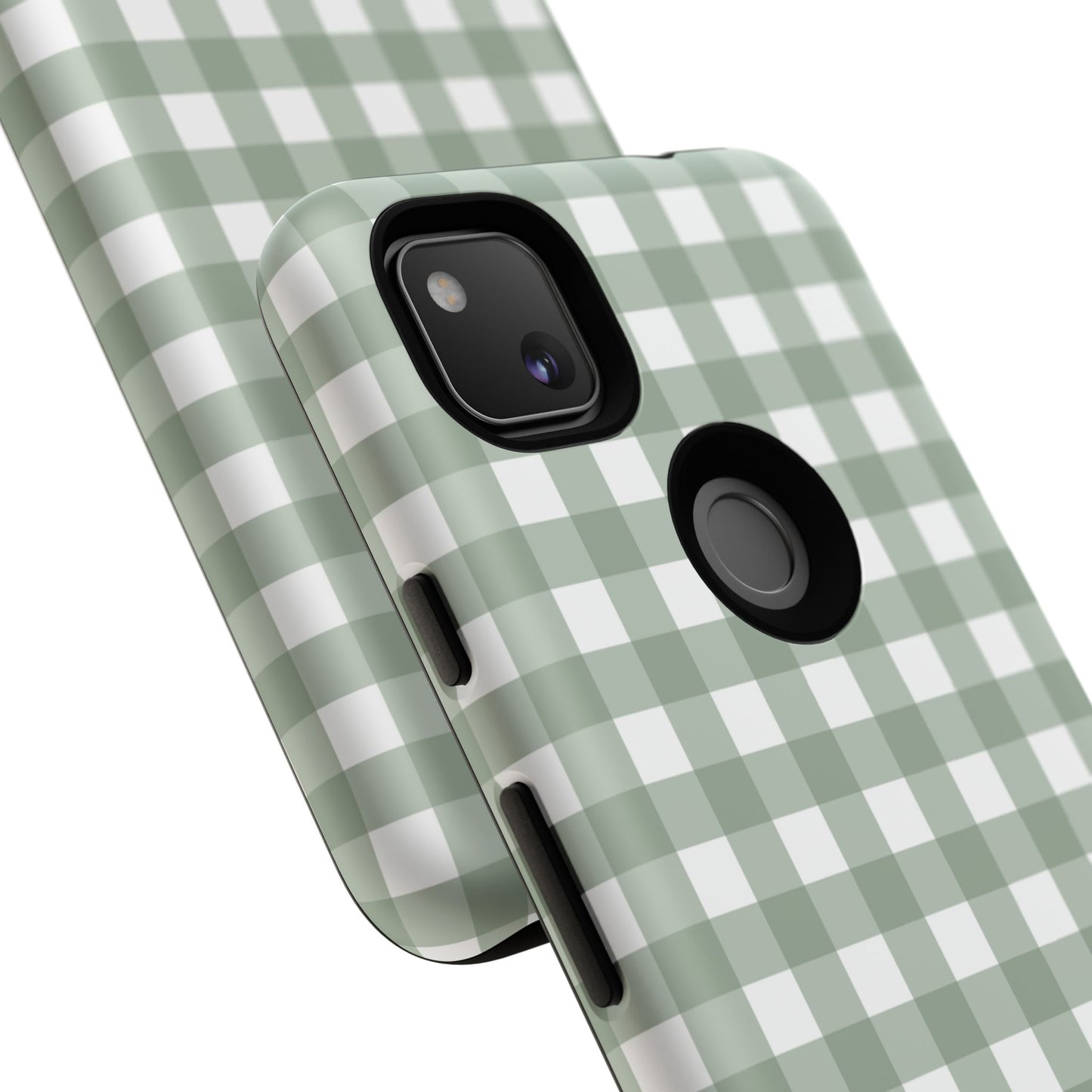 Green Gingham Airi Case | Tough Phone Case