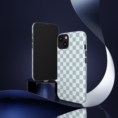 Blue Checkerboard Airi Case | Tough Phone Case