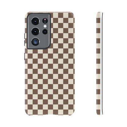 Chocolate Checkerboard Airi Case | Tough Phone Case